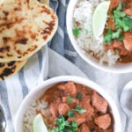 chicken yogurt curry pinterest graphic